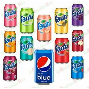 Fanta Fizzy Drink Mixed Selection Pack 355ml X 11 + 1 Pepsi Blue 330ml, Pack 12 Fanta Fizzy Drink Mixed Selection Pack 355ml X 11 + 1 Pepsi Blue 330ml, Pack 12